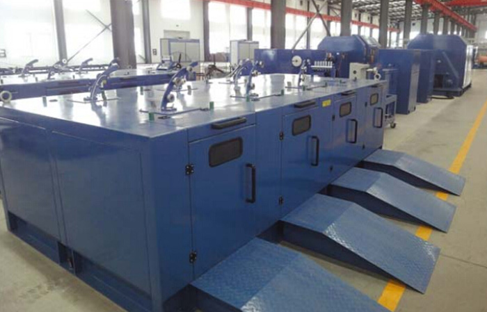 Horizontal Back-twist + Cantilever Single Stranding Machine