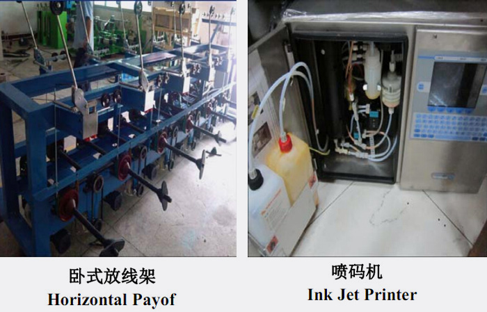 Ink-jet Printer, Horizontal Pay-off Rack