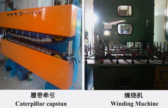 Crawling Traction and Winding Machine